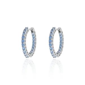 Brinco de Argola Grande Acqua Marine