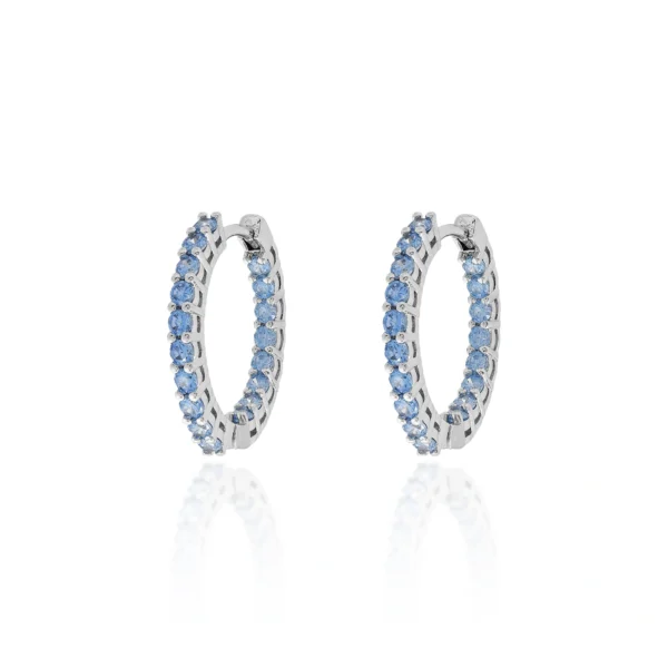 Brinco de Argola Grande Acqua Marine