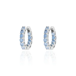 Brinco de Argola Acqua Marine