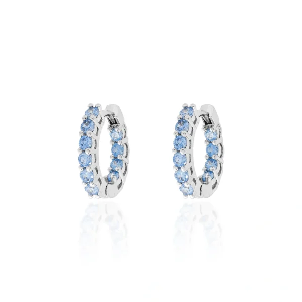 Brinco de Argola Acqua Marine