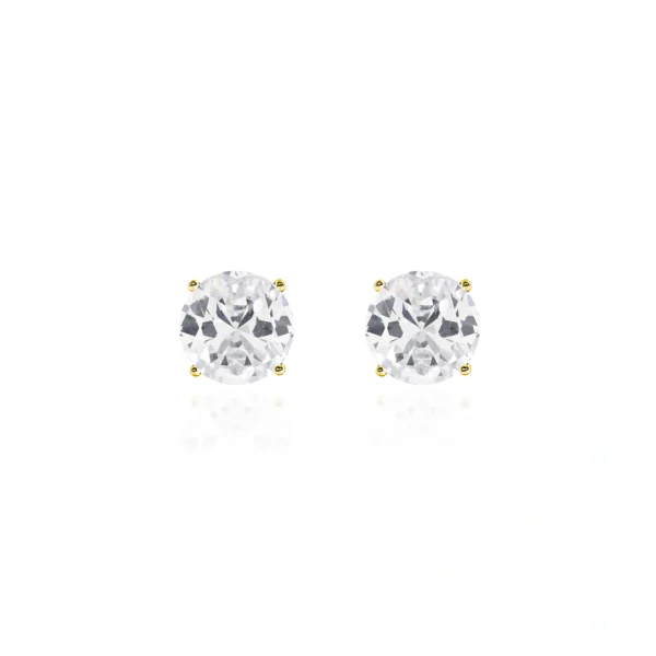 Brinco Zirconia Branca