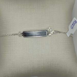 15336529092-img-1781-3.jpg Pulseira em Prata 925 Infantil Menino Plaquinha