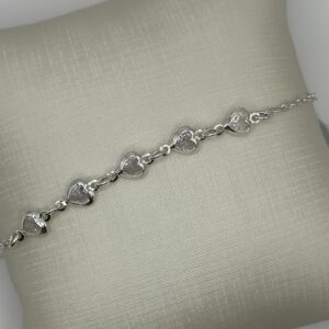 15336530563-img-1790-3.jpg Pulseira em Prata 925 De Coração Cravejado