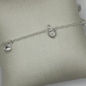 15336530826-img-1791-3.jpg Pulseira em Prata 925 De Coração com Pedras de Zircõnia