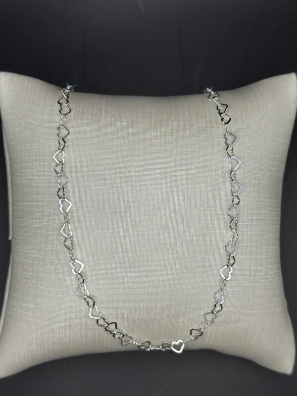 Colar em Prata 925 Elos Coração