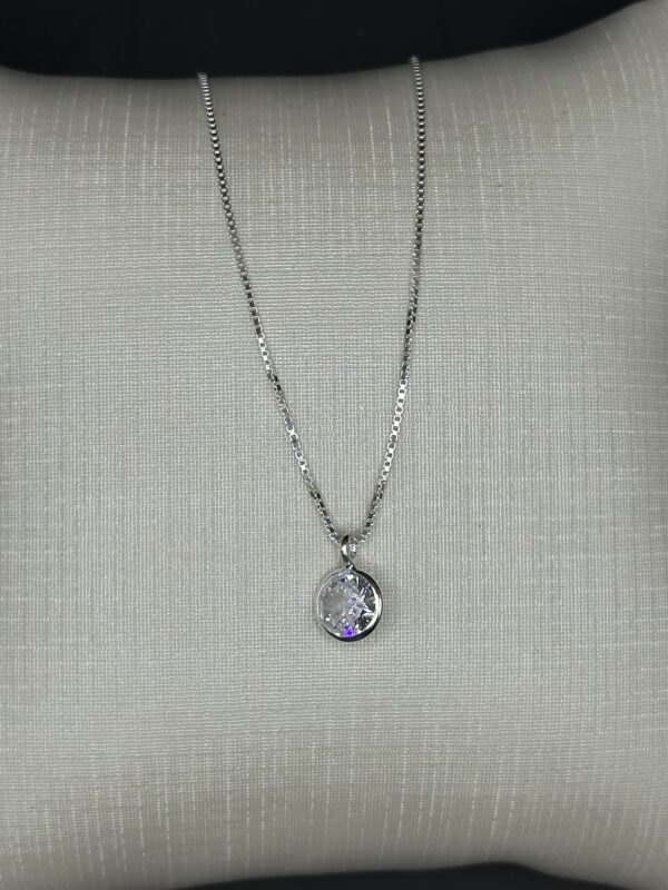 Colar em Prata 925 Ponto de Luz