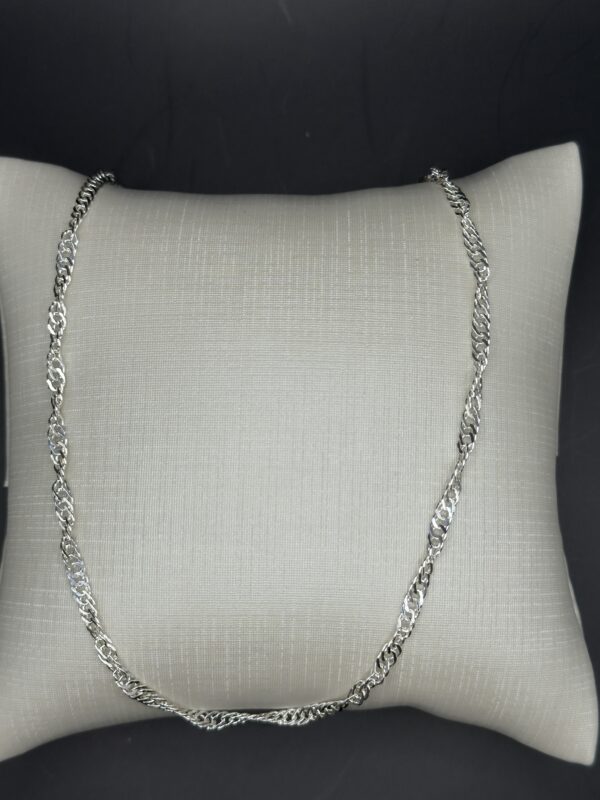 Colar Corrente em Prata 925 Torcido