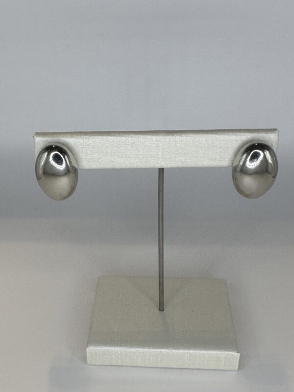 Brinco Banhado a Ródio  Gota Chapado