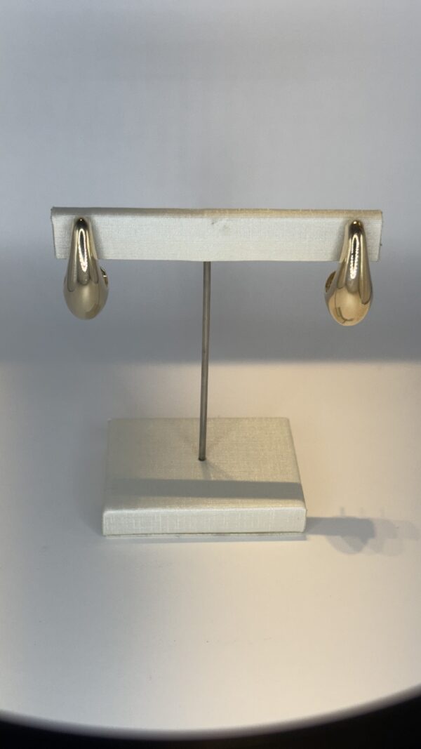 Brinco Banhado a Ouro Gota