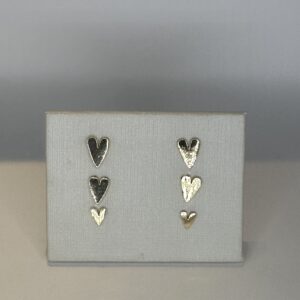 15337192845-img-1861-2.jpeg Brinco Trio Banhado a Ouro Coração Chapado P