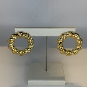 Brinco Banhado a Ouro  Guirlanda