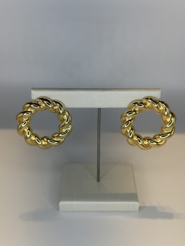 Brinco Banhado a Ouro  Guirlanda