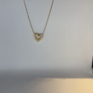 15337259366-img-5207-2.jpeg Colar Banhado a Ouro Coração Texturizado