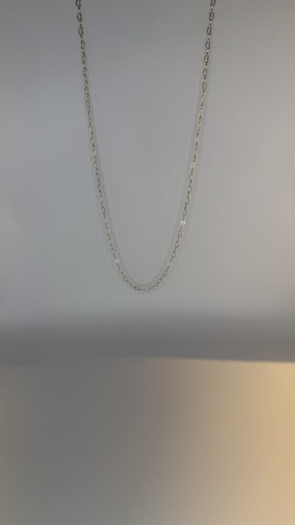 Colar  Banhado a ouro Coração elos