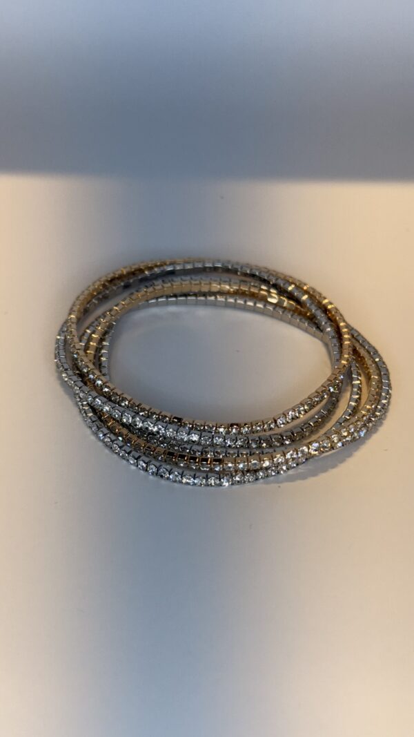 Pulseira Banhada a Ródio/Ouro Luz Fininha