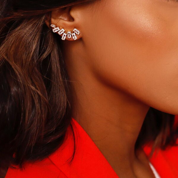 Brinco Ear Cuff Baguetes