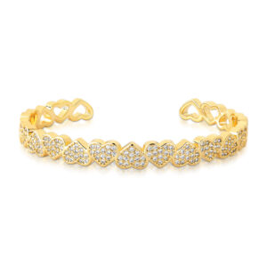 15349590517-bracelete-lovely-jp-666.jpg Bracelete Lovely Banhado a Ouro 18k com Zircônias