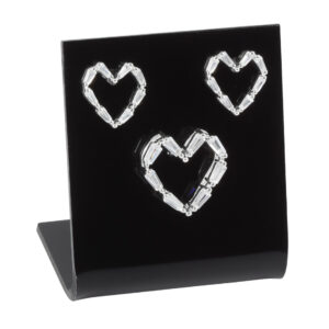 Brinco e Pingente  em Prata 925 de Coração