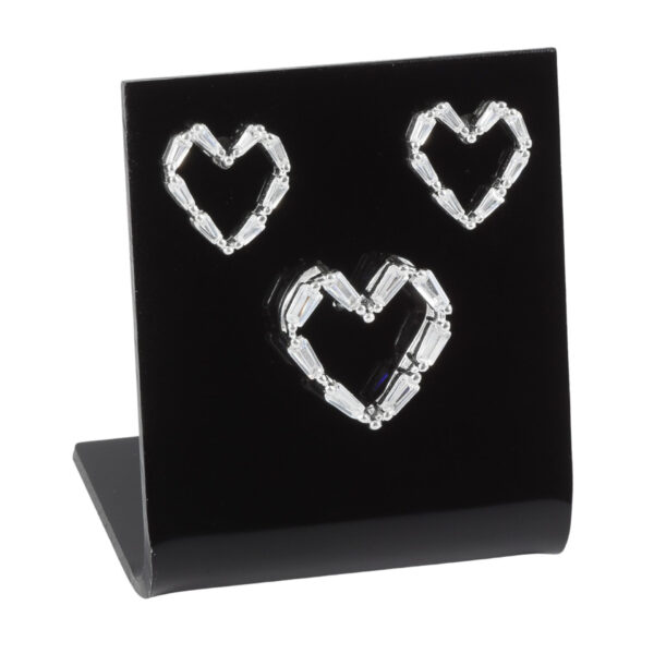 Brinco e Pingente  em Prata 925 de Coração