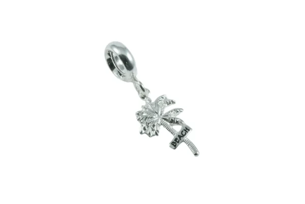 Berloque Coqueiro em Prata 925